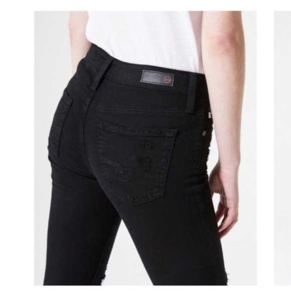 AG Farrah Skinny Ankle in Distressed Black - Picture 6 of 6